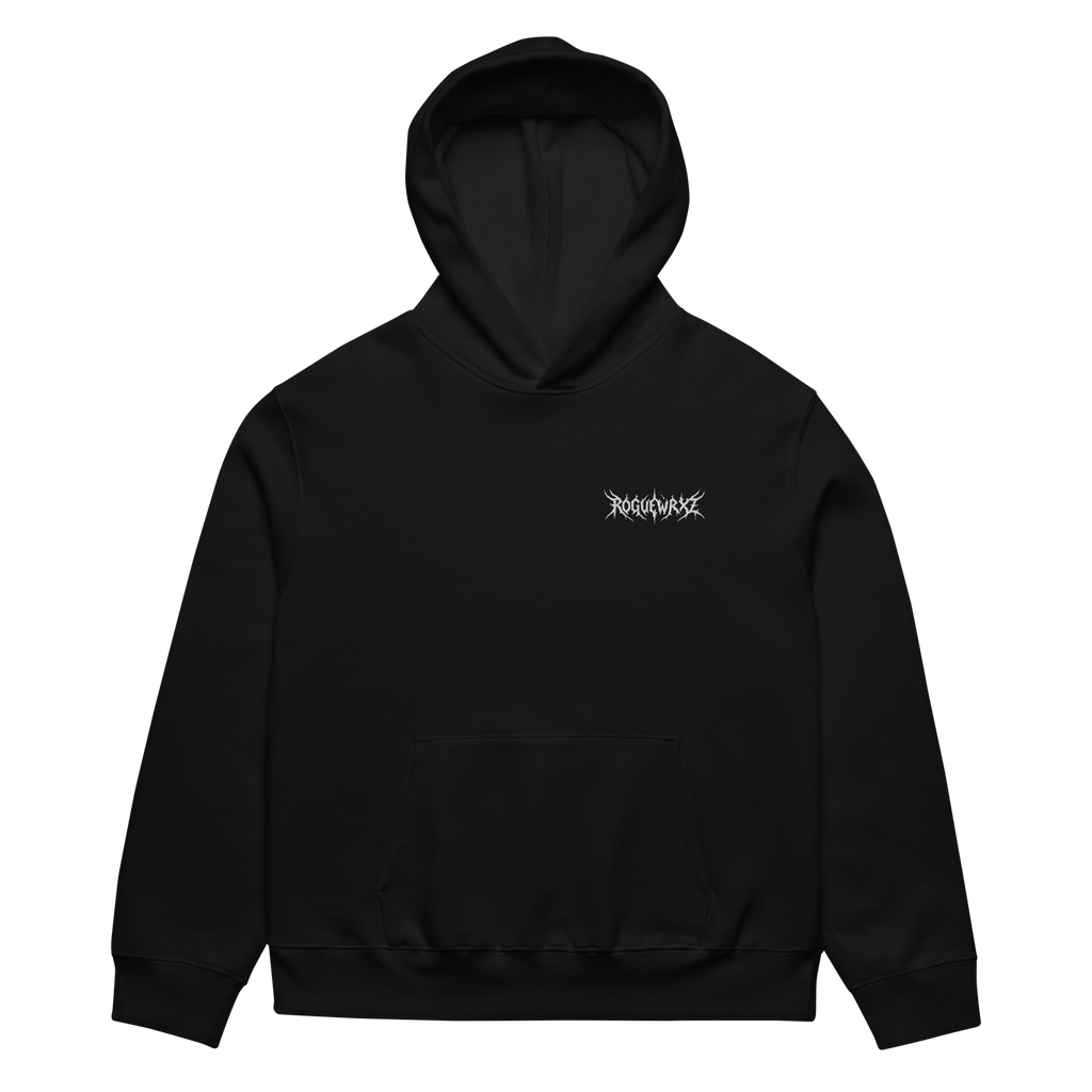 ROGUEWRXZ Gothic Embroidered Hoodie